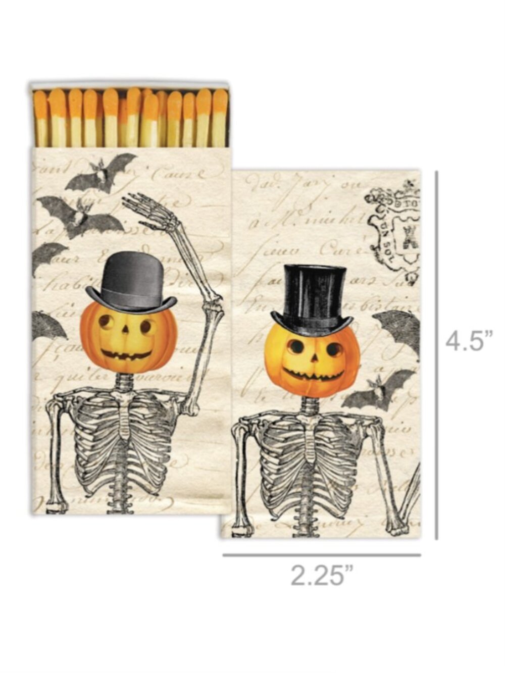 Pumpkin Head Matchboxes - Picture 2 of 2